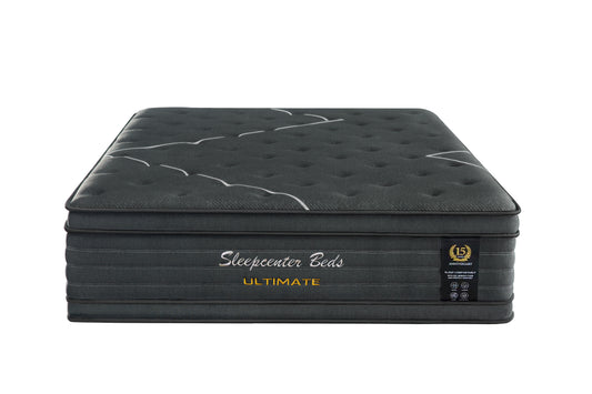 Orthopedic 2 x Cool Gel Top Pocket Sprung Mattress - Queen - Ultimate