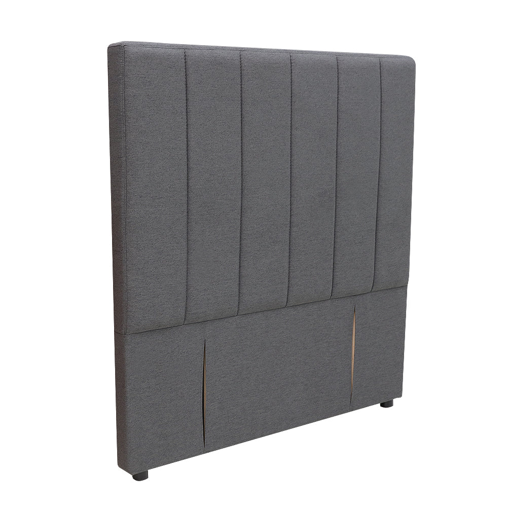 Modern Fullboard Headboard - King Single - Charcoal
