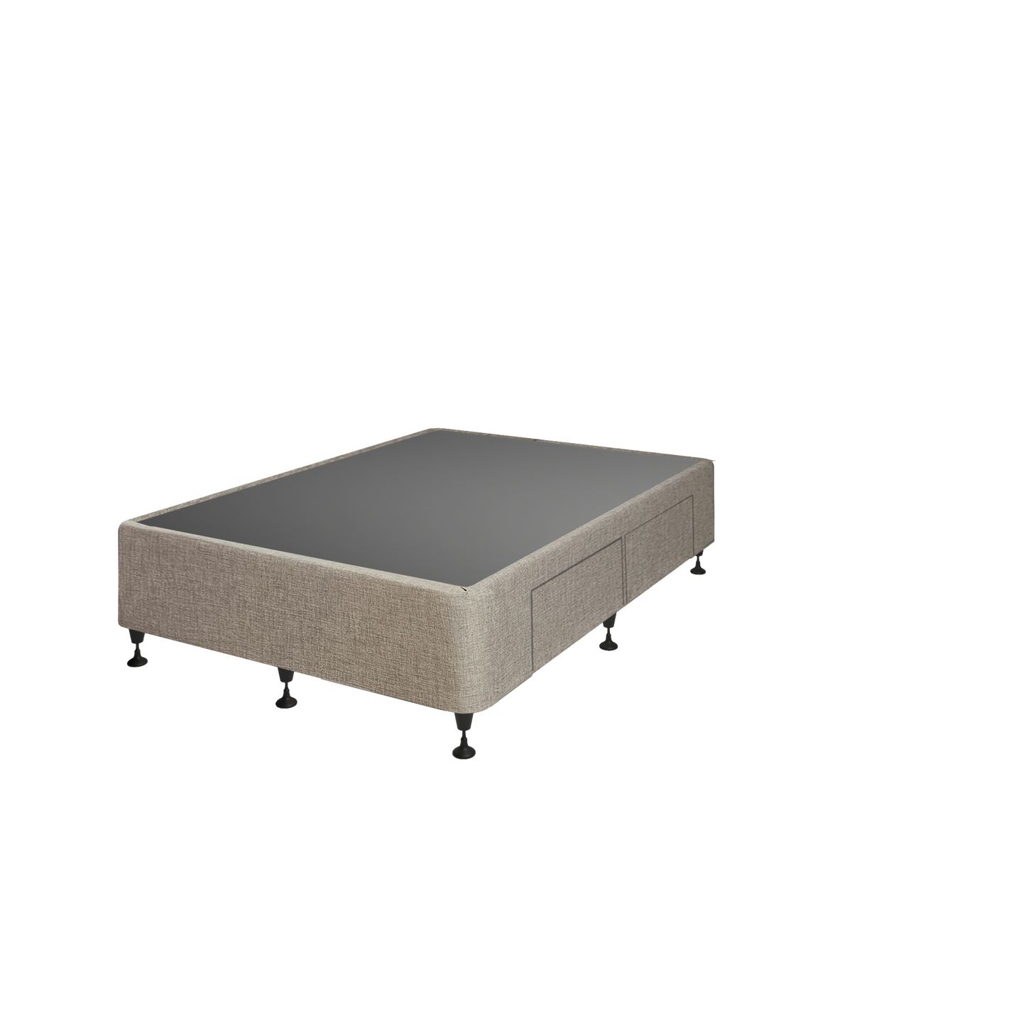 NZ Made Solid 4 Drawer Base - Queen