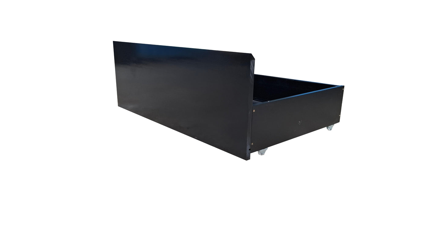 Taranaki Solid Pine Drawer - Black