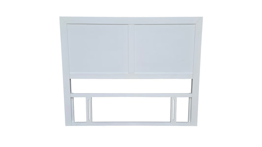 Taranaki Solid Pine Headboard - Double - White