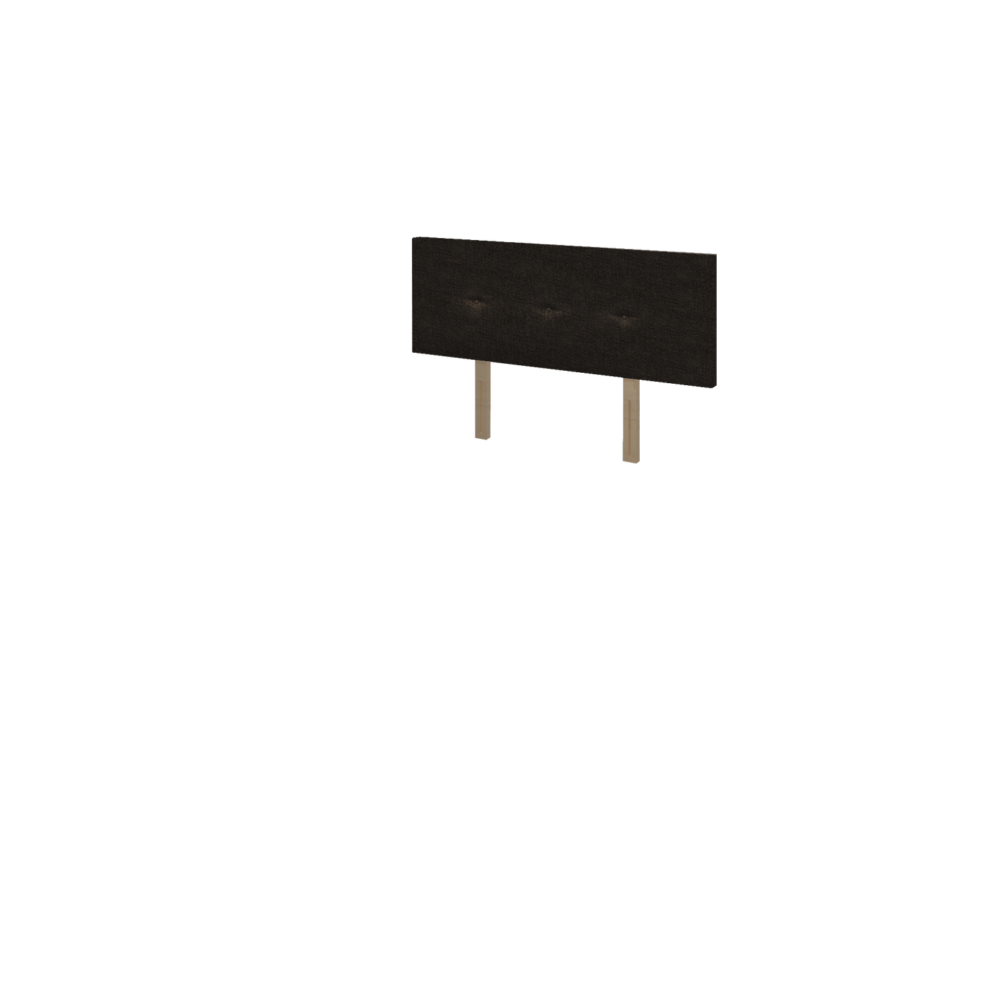NZ Made Half Headboard with Wooden Legs - King