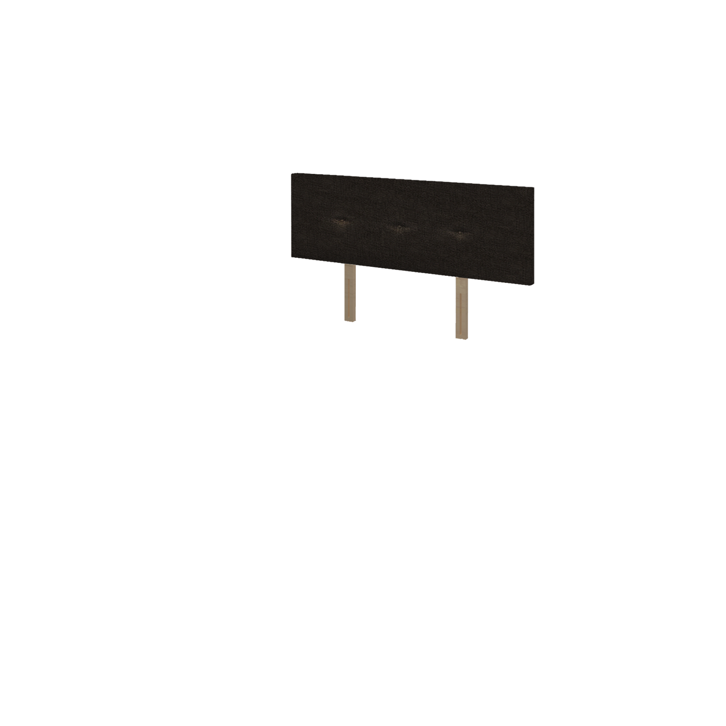 NZ Made Half Headboard with Wooden Legs - Super King