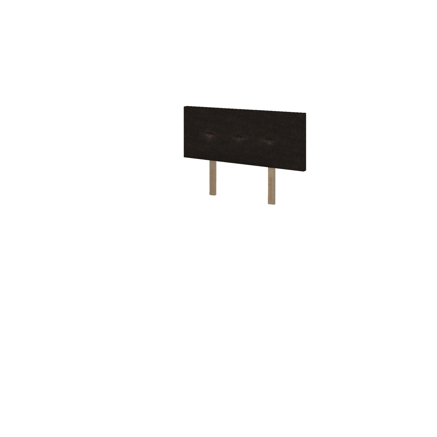 NZ Made Half Headboard with Wooden Legs - Queen
