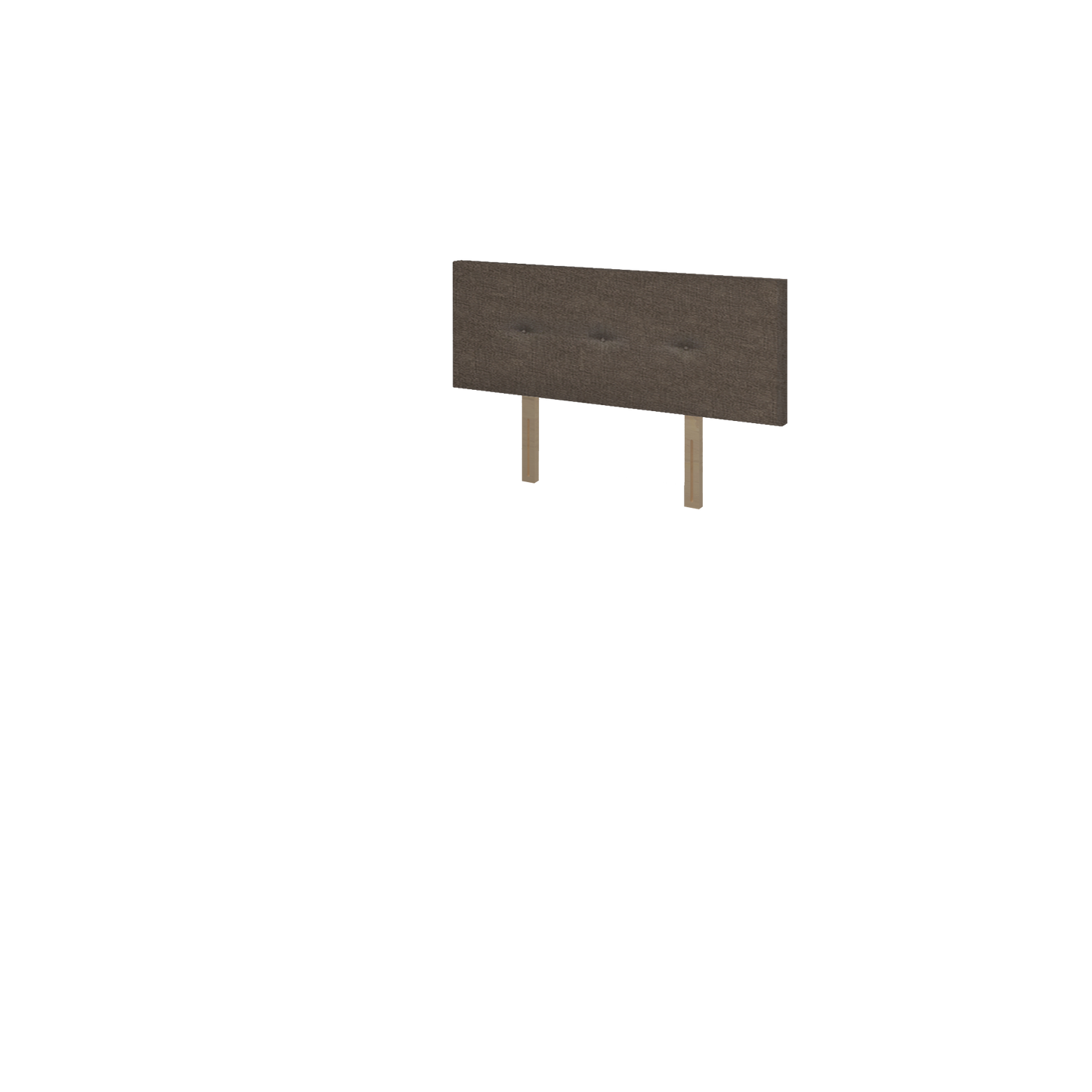 NZ Made Half Headboard with Wooden Legs - King