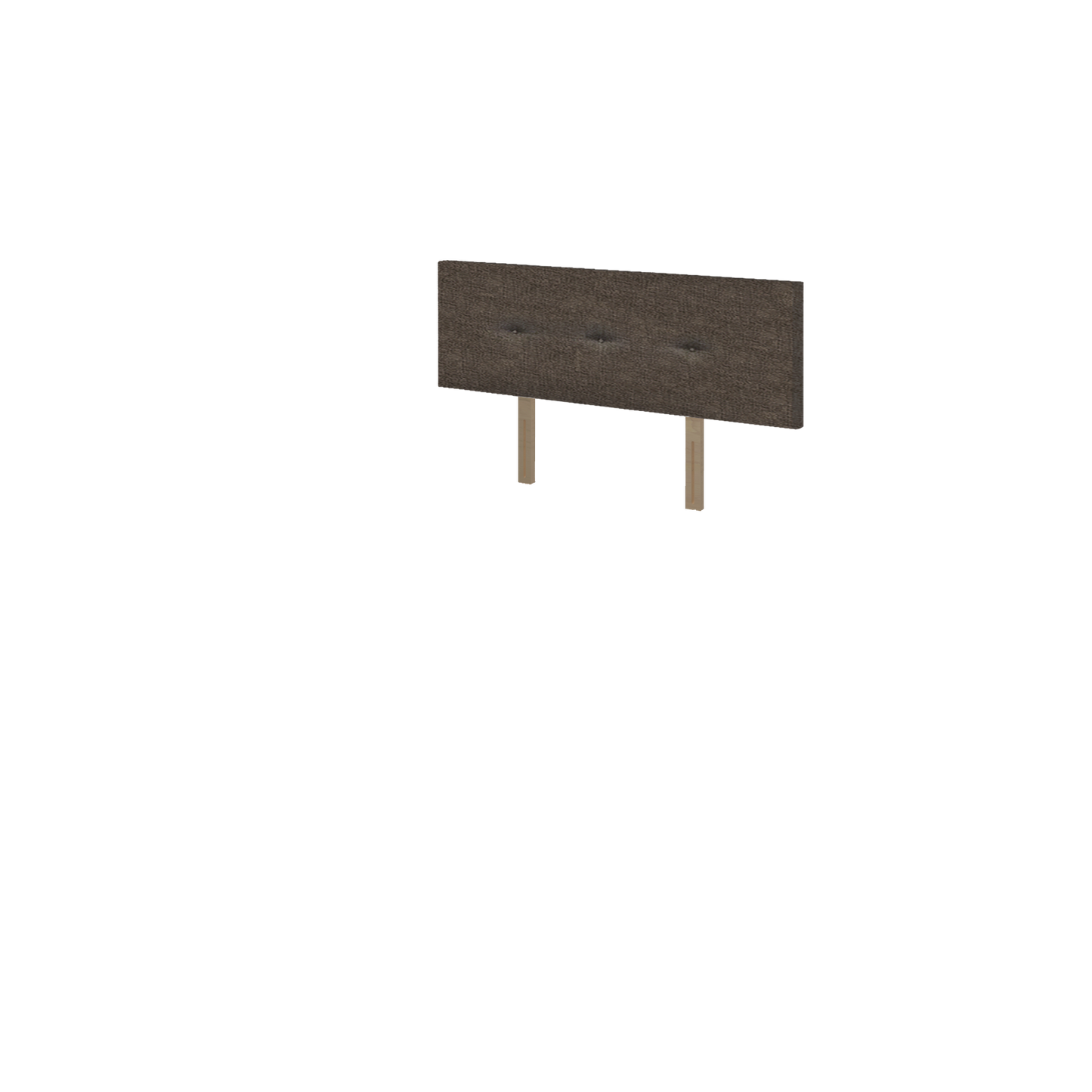 NZ Made Half Headboard with Wooden Legs - Super King
