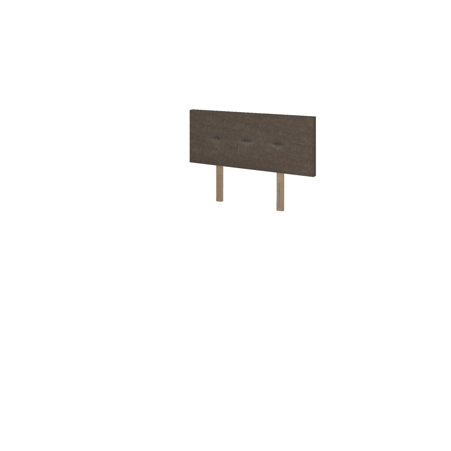 NZ Made Half Headboard with Wooden Legs - Queen