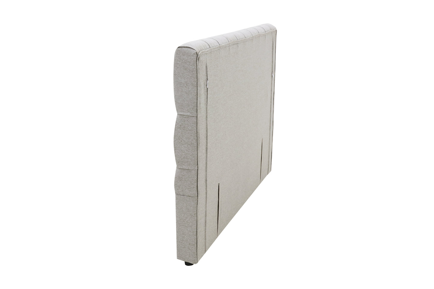 Deluxe Buttoned Fullboard Headboard - Super King - Grey