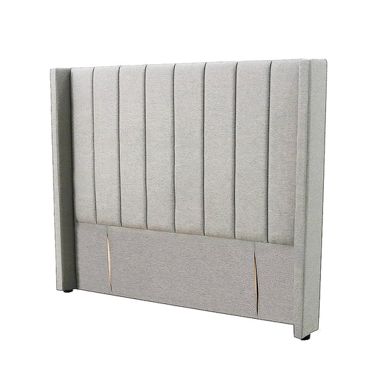 Modern Fullboard Headboard with Wings - Super King - Grey