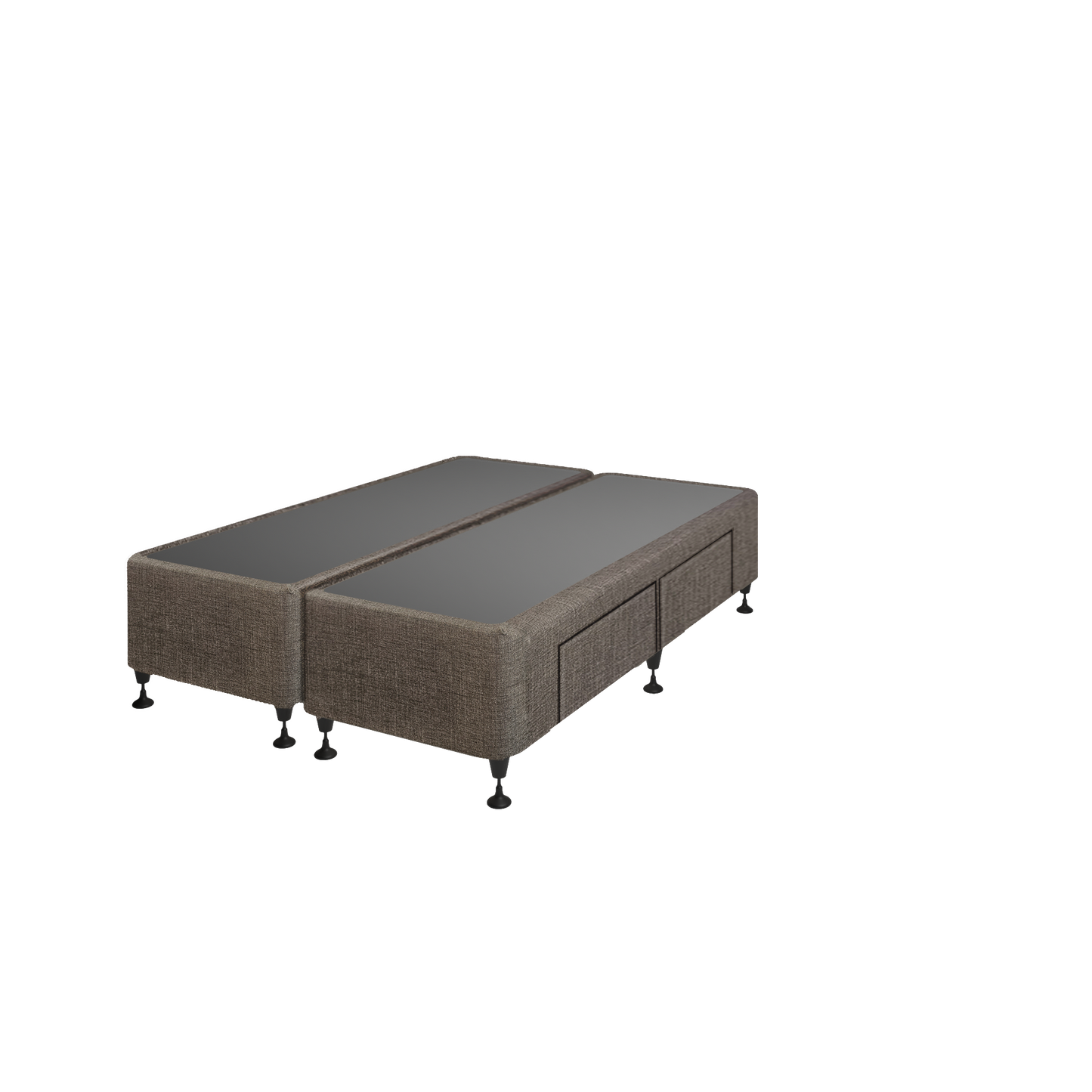 NZ Made Solid 4 Drawer Split Base - Queen