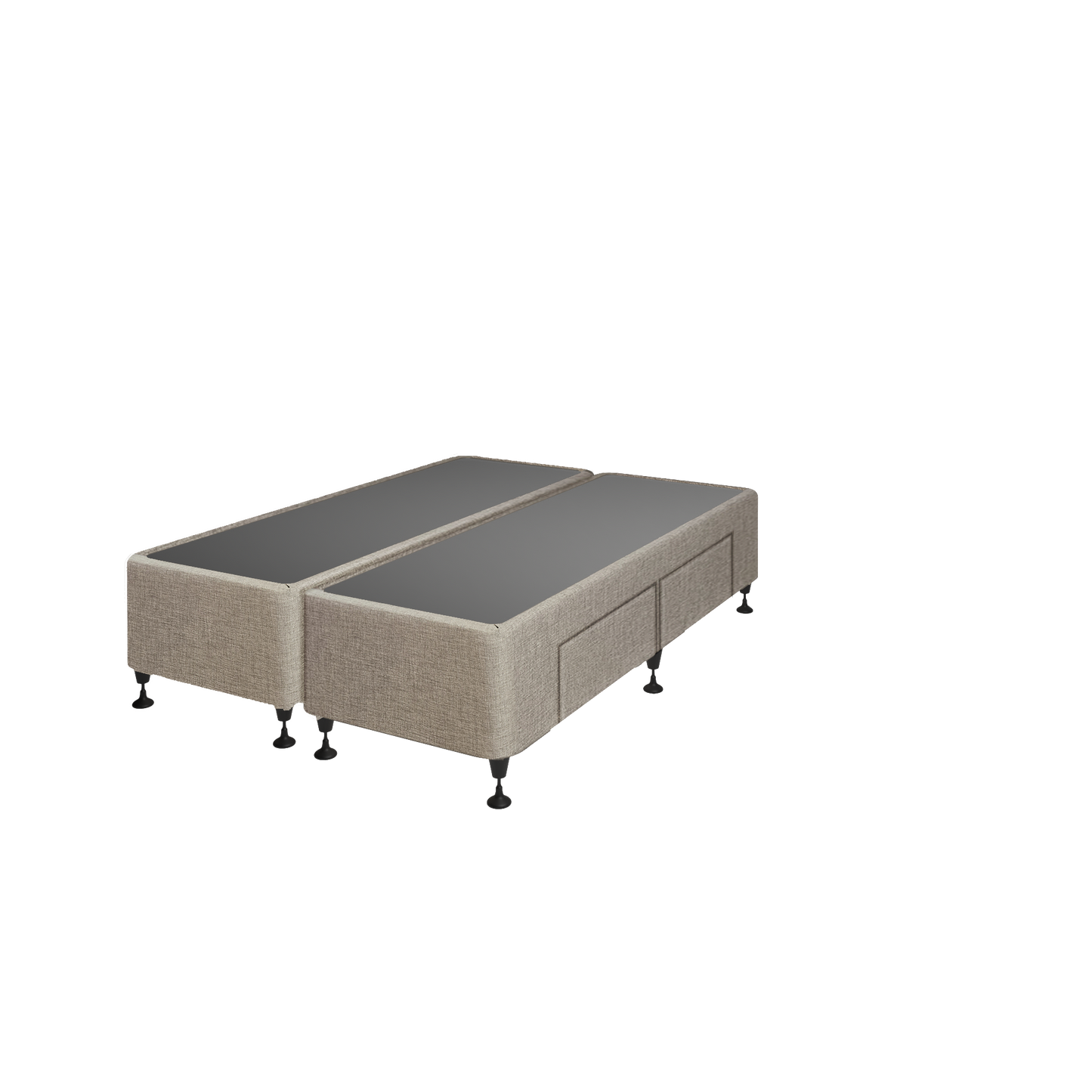 NZ Made Solid 4 Drawer Split Base - Queen