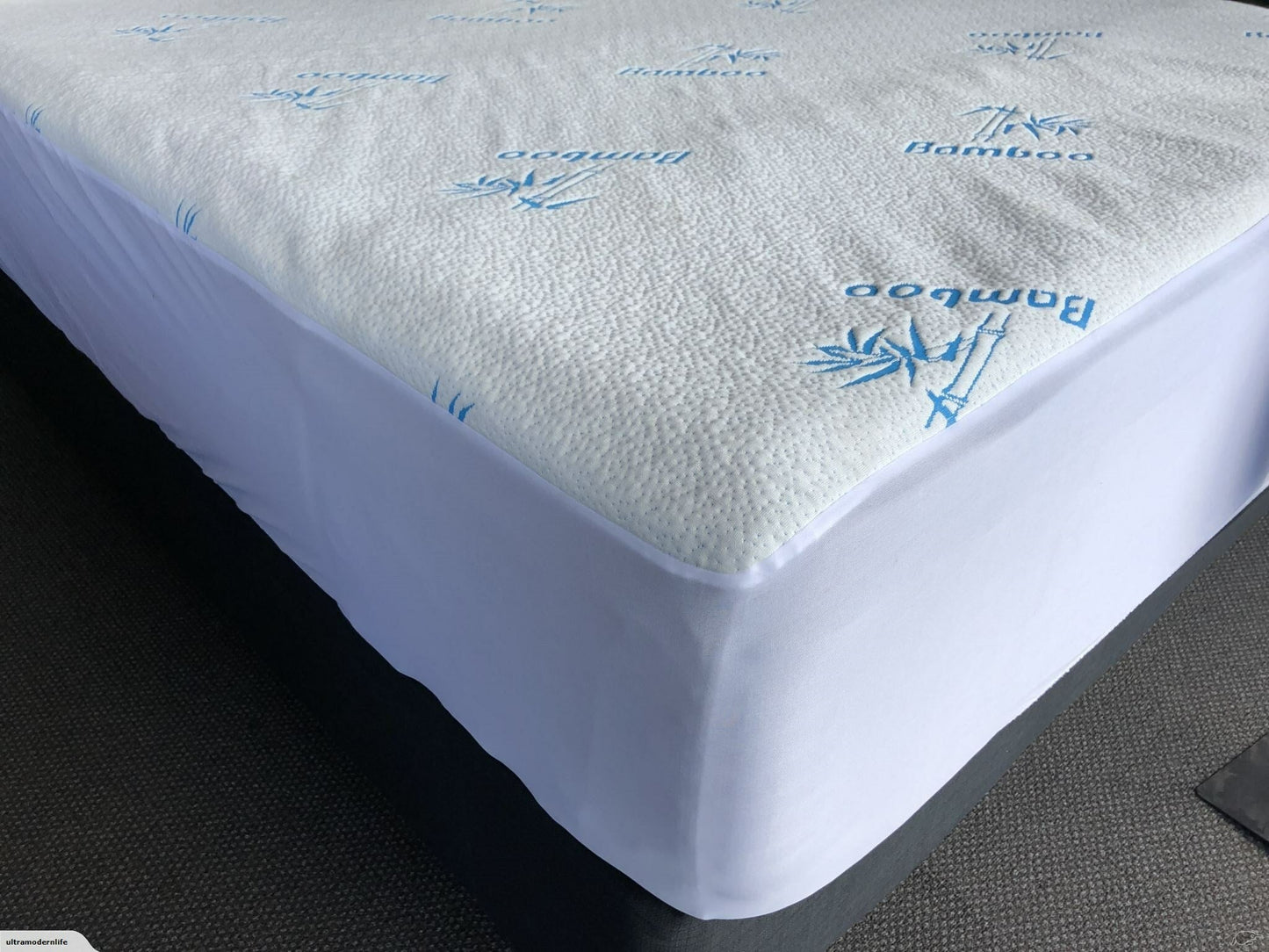 Waterproof Mattress Protector - Queen - Bamboo Fabric