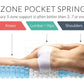 Sleepcenter King Single 5 Zone Pocket Spring Euro top Mattress & bed frame Combo