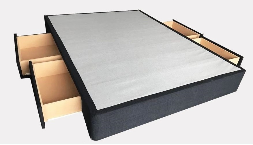 NZ Made Solid 4 Drawer Base - Queen