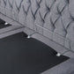 Electrical Adjustable Bed Base With Storage Bed Frame - Super King - Charcoal