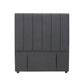 Modern Fullboard Headboard  - King Single - Charcoal