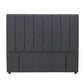 Modern Fullboard Headboard  - Queen - Charcoal