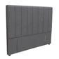 Modern Fullboard Headboard  - Queen - Charcoal