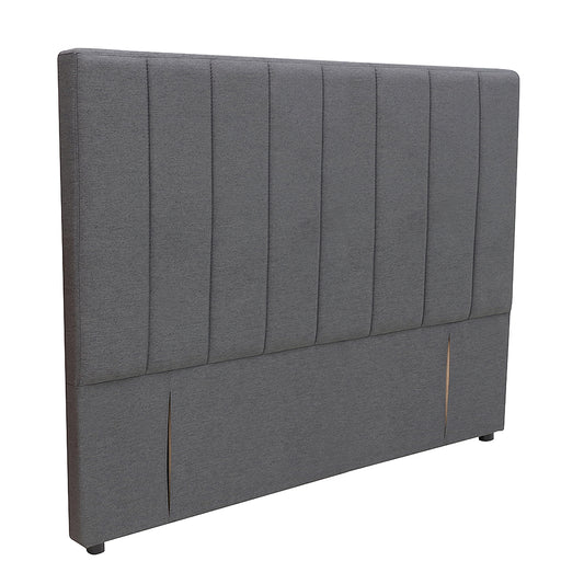 Modern Fullboard Headboard  - Double - Charcoal
