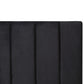 Modern Fullboard Headboard  - King - Velvet Black