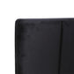 Modern Fullboard Headboard  - King - Velvet Black