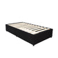 Bed Bases with 2 Drawers  - King Single - Black