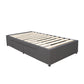 Bed Bases with 2 Drawers  - King Single - Charcoal