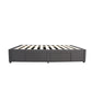 Bed Bases with 2 Drawers  - King Single - Charcoal