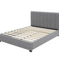 Modern Headboard Bed Frame - Queen - Grey