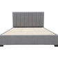 Modern Headboard Bed Frame - Queen - Grey