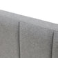 Modern Headboard Bed Frame - Queen - Grey