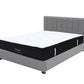Double Euro Top 5 zone pocket spring Mattress & Bed frame with Modern head board Combo