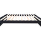 Taranaki Solid Pine Bed Base - Queen - Black