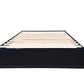 Taranaki Solid Pine Bed Base - Queen - Black