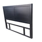 Taranaki Solid Pine Headboard - Queen - Black
