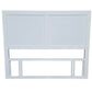 Taranaki Solid Pine Headboard - Double - White