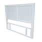 Taranaki Solid Pine Headboard - Double - White