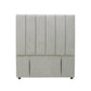 Modern Fullboard Headboard  - King Single - Grey