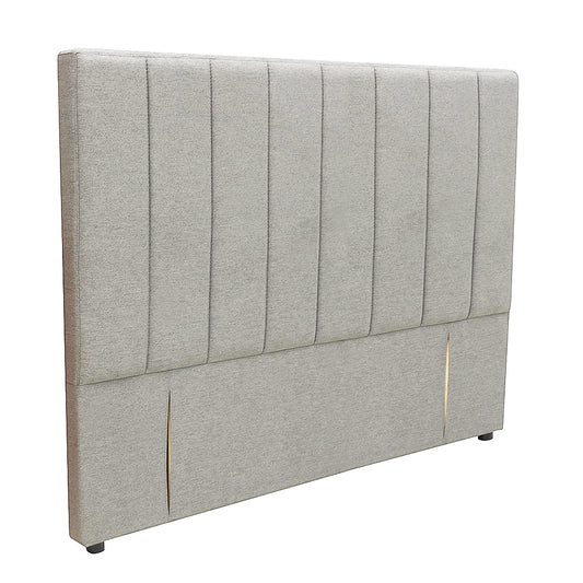 Modern Fullboard Headboard  - Double - Grey