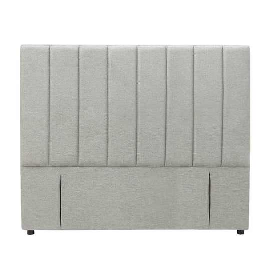Modern Fullboard Headboard  - Double - Grey