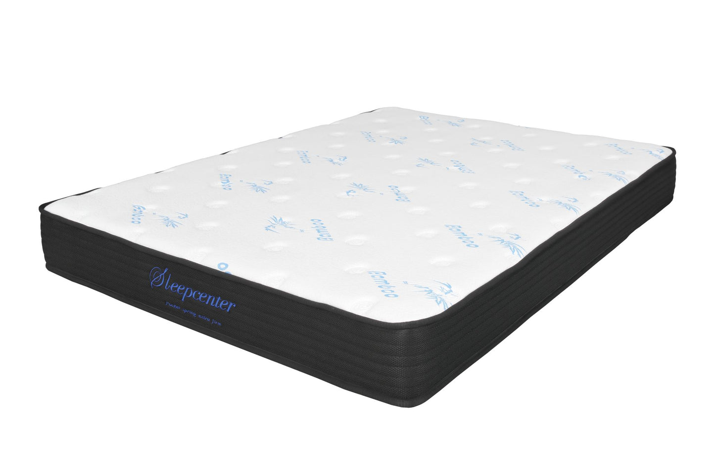 Sleepcenter Double 5 Zone Pocket Spring Mattress & Bed frame with headboard Combo