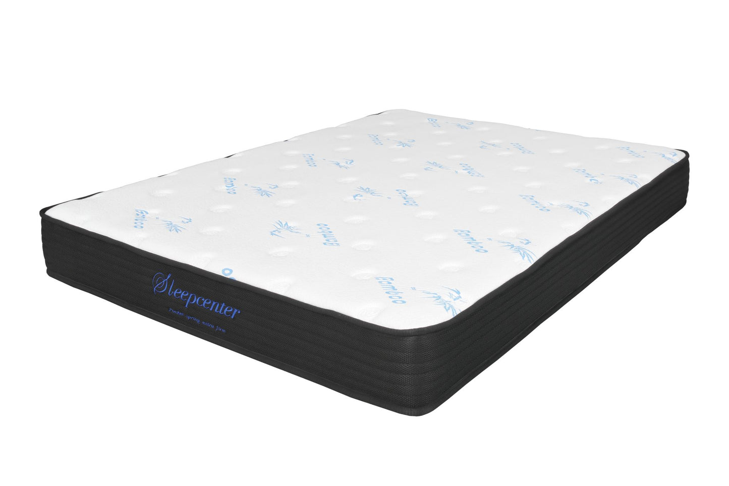 Sleepcenter Super King 5 Zone Pocket Spring Mattress & Bed frame with head board Combo