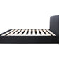 Plain Headboard Bed Frame - Double - Black