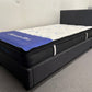 Sleepcenter Single Euro Top Pocket Spring Mattress & Fabric Bed Frame Combo
