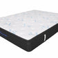 Sleepcenter Single Euro Top Pocket Spring Mattress & Fabric Bed Frame Combo