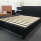 SLEEPCENTER Queen 5 zone pocket spring euro top Mattress & Fabric Bed frame Combo